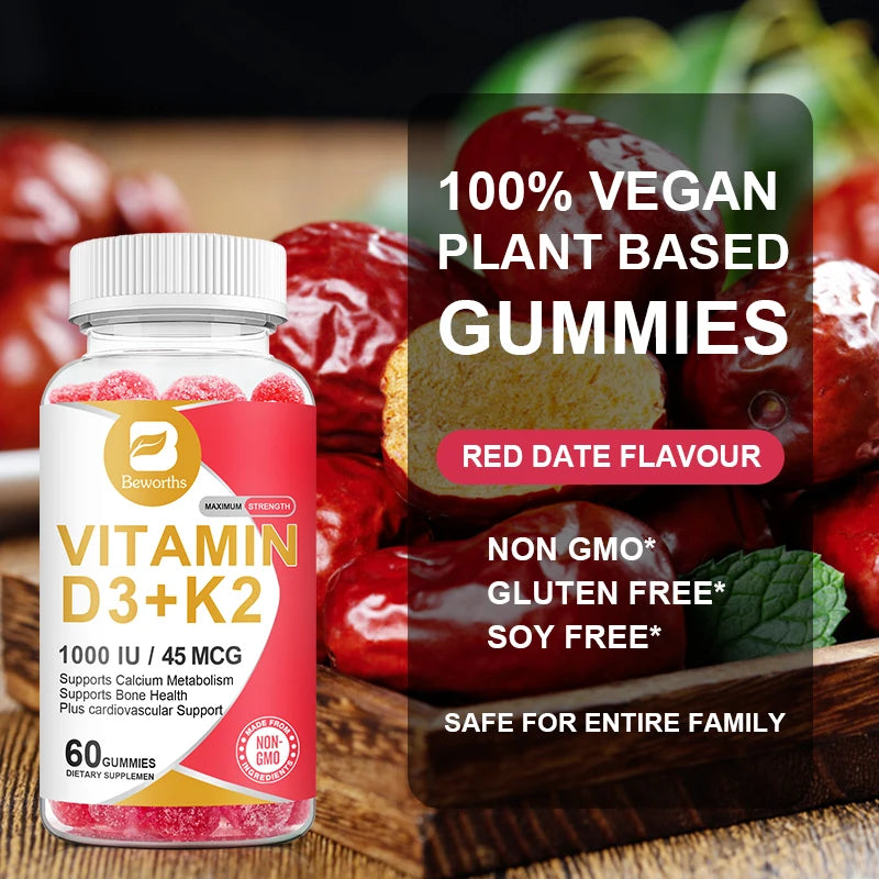 Vitamin D3 K2 Gummies – Plant Based