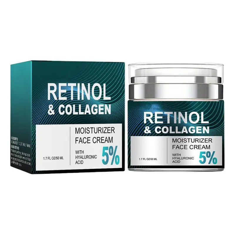 Retinol Anti-Aging Face Cream – Collagen & Hyaluronic Acid (50ml)
