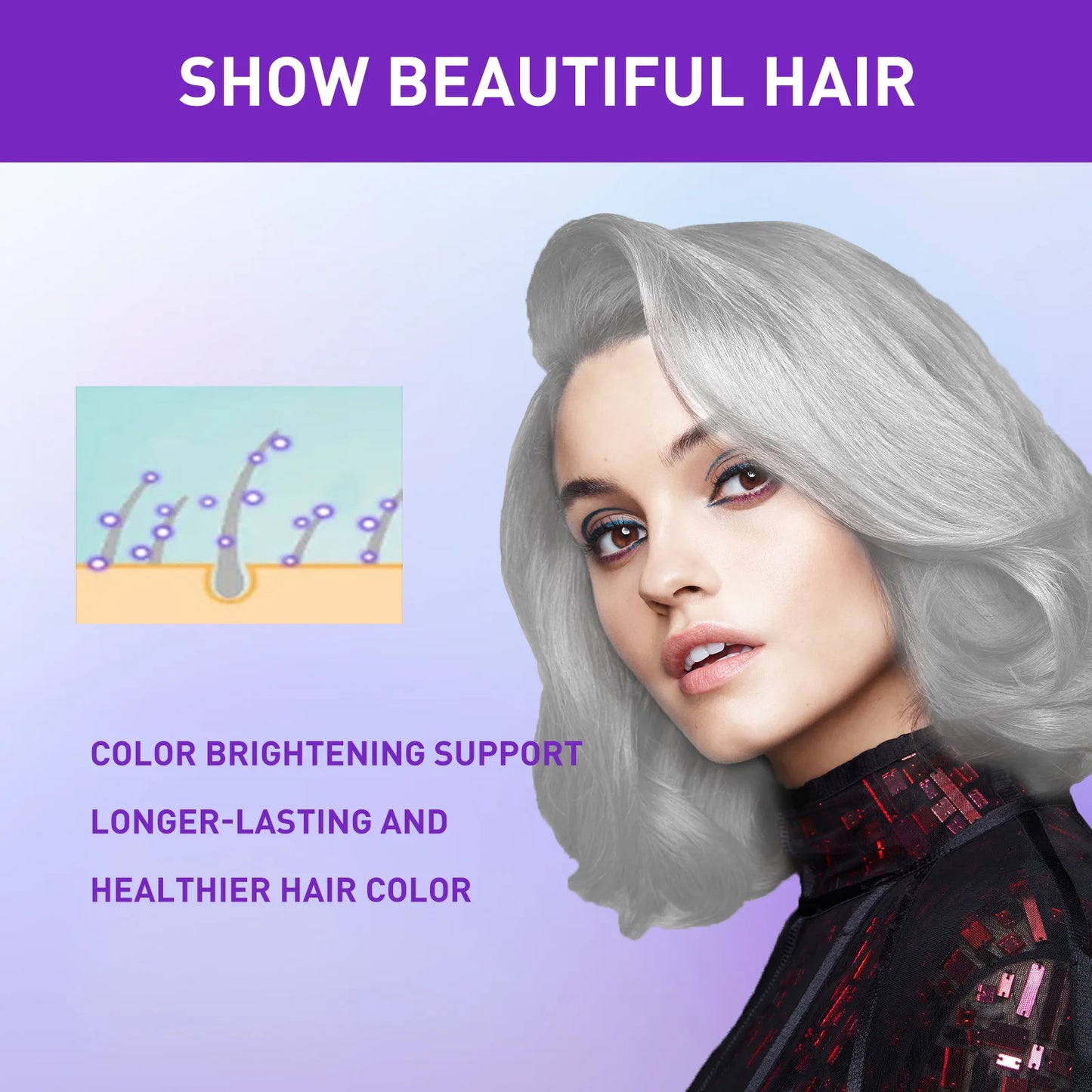 EELHOE Purple Shampoo – Blonde Color Care & Repair