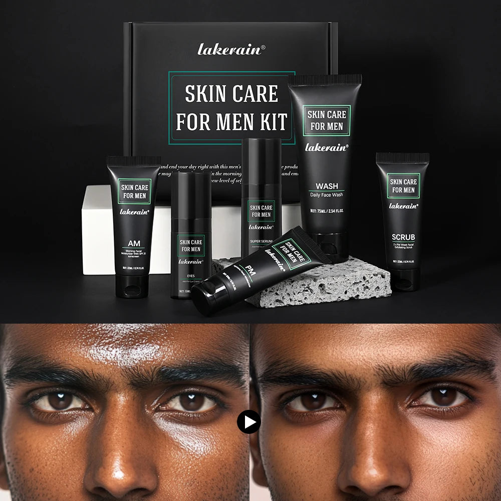 Men's Essential Skincare Routine Set
