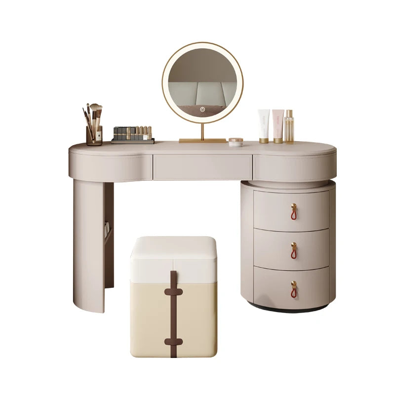 Modern Luxury Makeup Vanity Desk Design Aesthetic Style Elegant Dressing Table Nordic Tocador De Maquillaje Bedroom Furniture