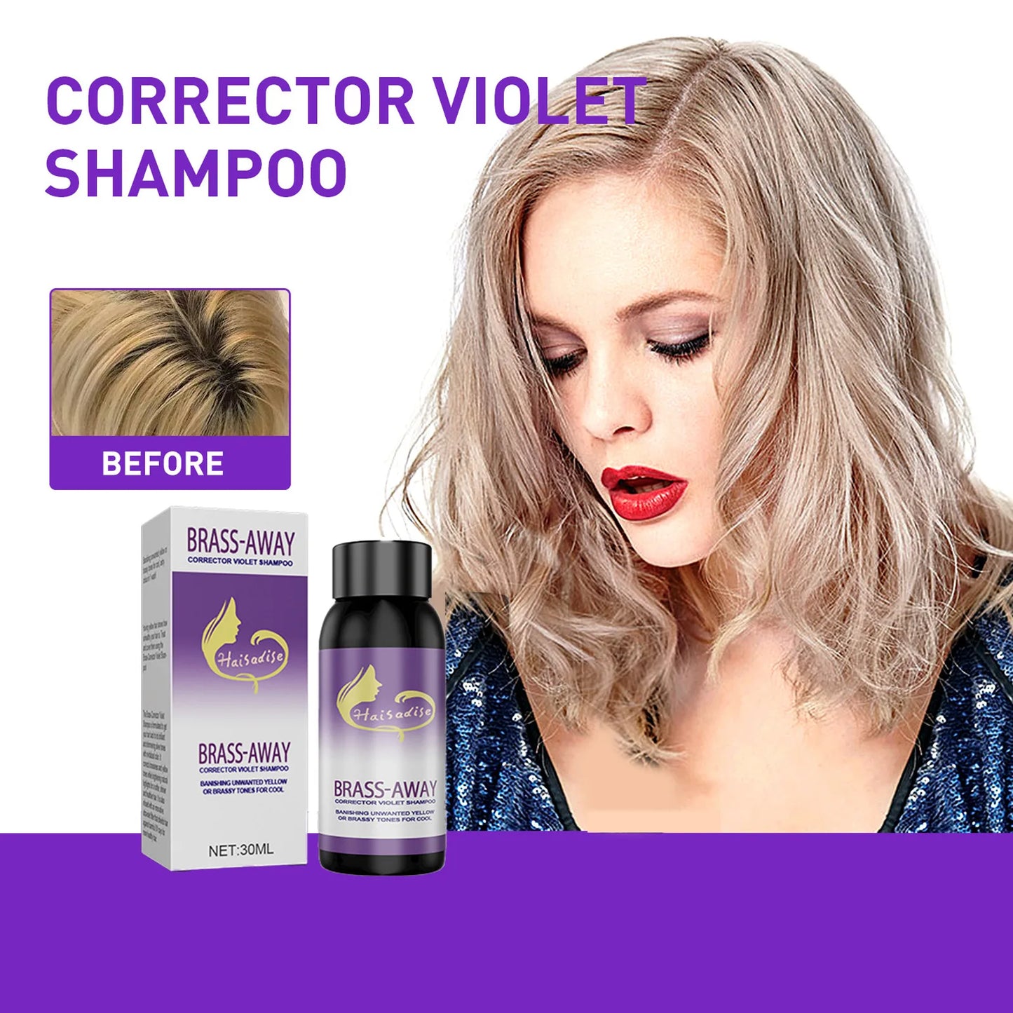 EELHOE Purple Shampoo – Blonde Color Care & Repair