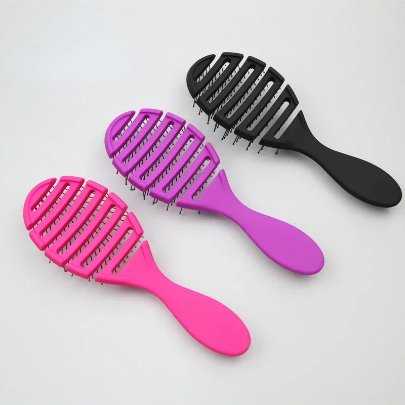Wet & Dry Hair Brush – Anti-Static Detangling Massage Comb