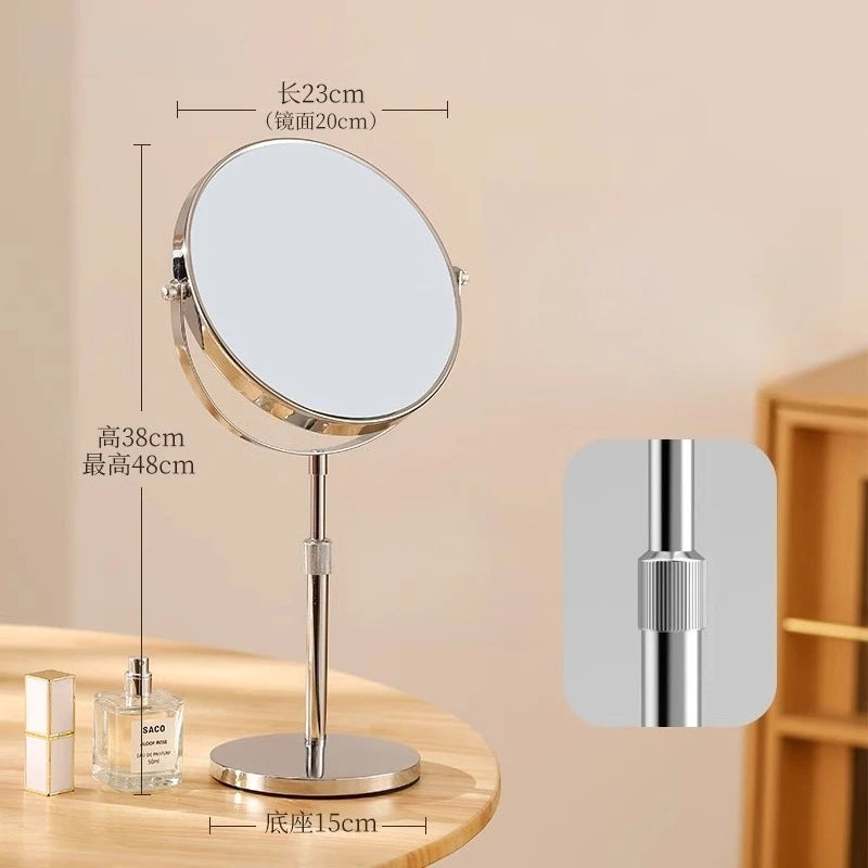 Round Standing Vanity Mirror