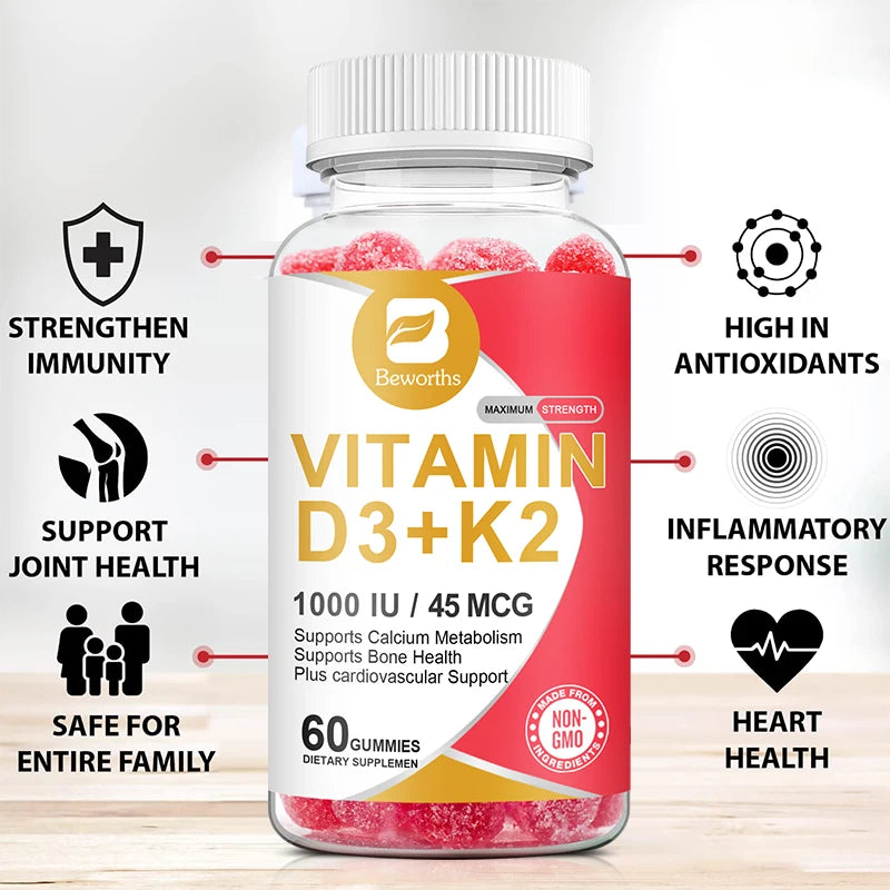 Vitamin D3 K2 Gummies – Plant Based