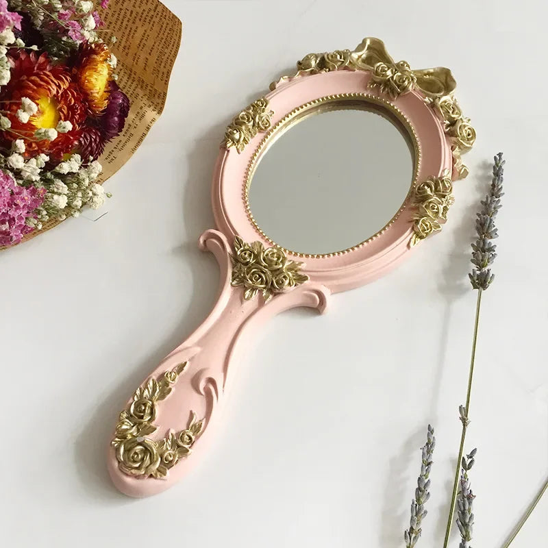 Vintage Handheld Vanity Mirror