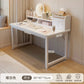 Simple Dressing Table Makeup Table with Storage Vanity Desk with Mirror and Led Lights Study Table Student Desk for Bedroom