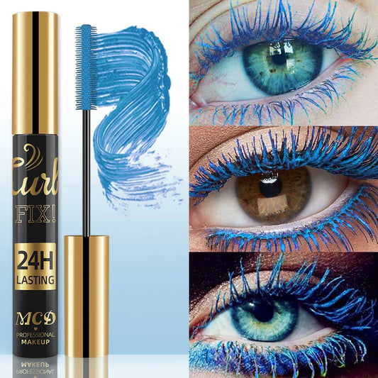 Blue 5D Silk Mascara – Waterproof, Quick-Dry Lash Extension