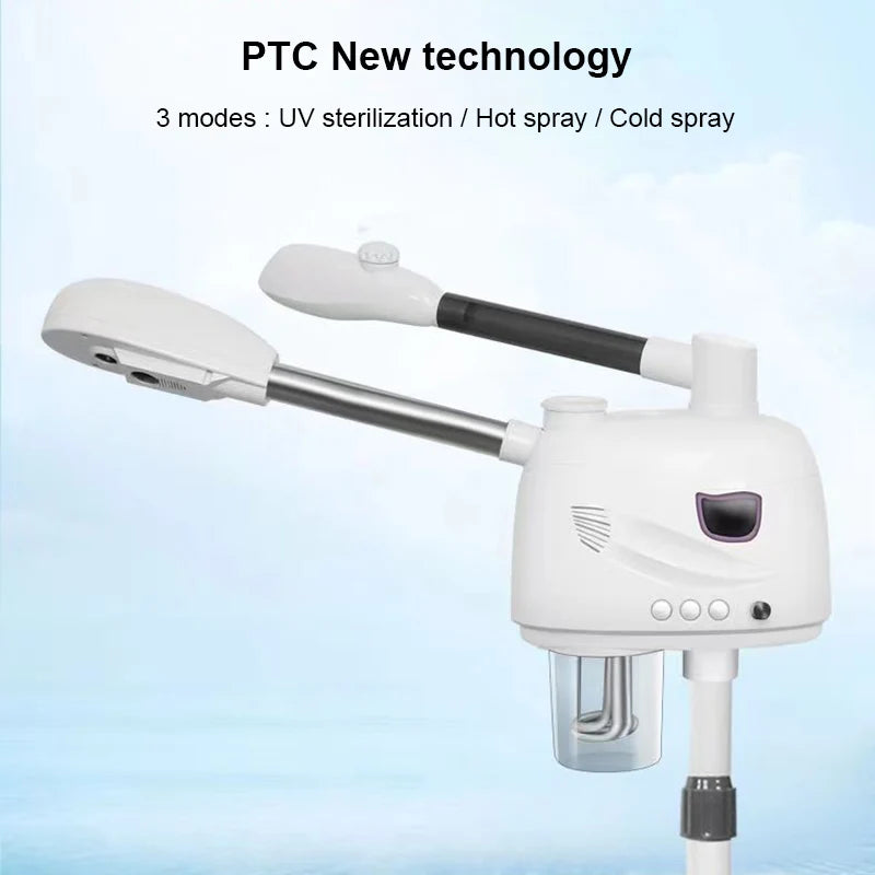 Hot And Cold Face Steamer Nano Mist Sprayer Facial Moisturizer