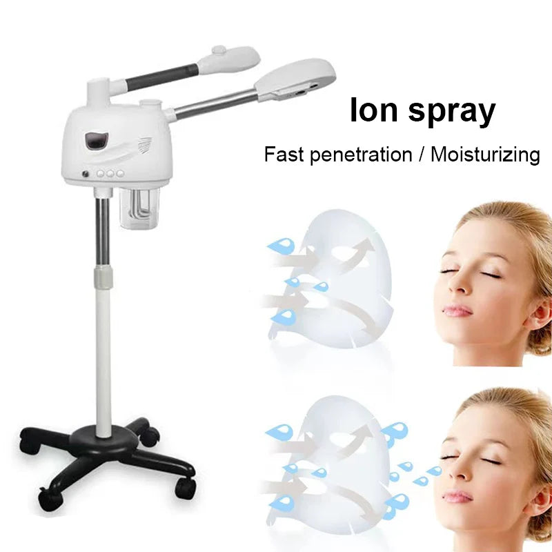 Hot And Cold Face Steamer Nano Mist Sprayer Facial Moisturizer