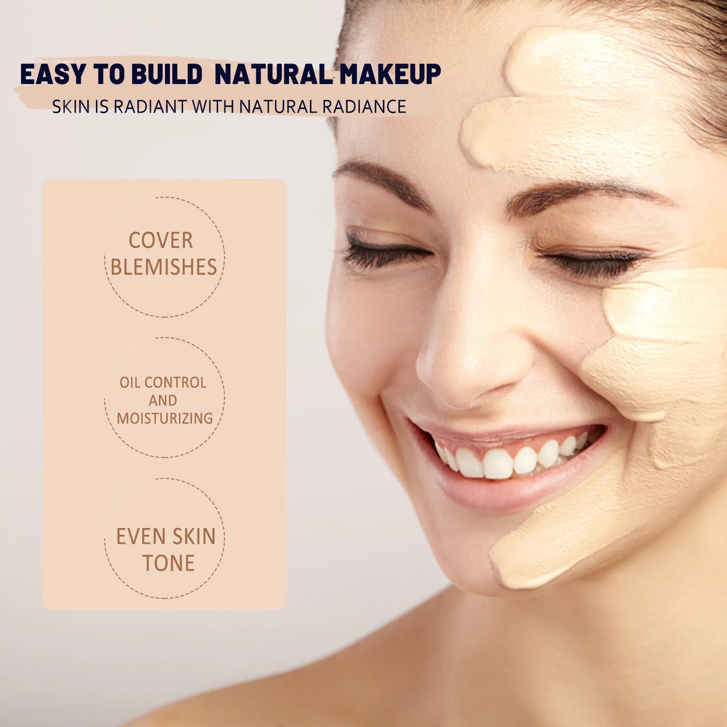 CC Cream Foundation Concealer Waterproof Makeup
