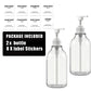 Wall-Mounted Shampoo & Conditioner Bottle Set – 500ml