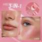 USHAS 4-Color Liquid Blush – Long-Lasting Waterproof Stick