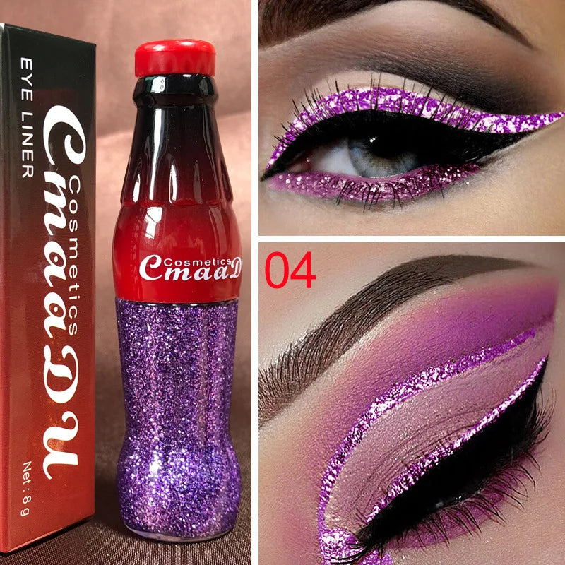 Glitter Liquid Eyeliner – Waterproof, Diamond Shiny Eye Pencil
