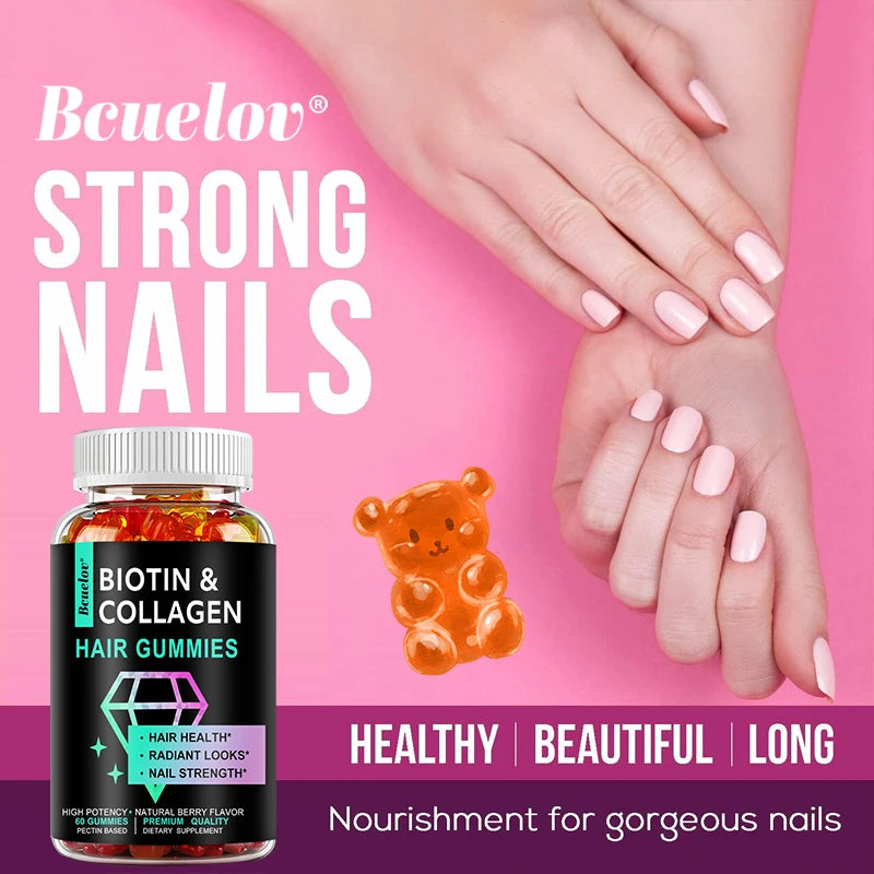 Non-GMO Biotin & Collagen Gummies