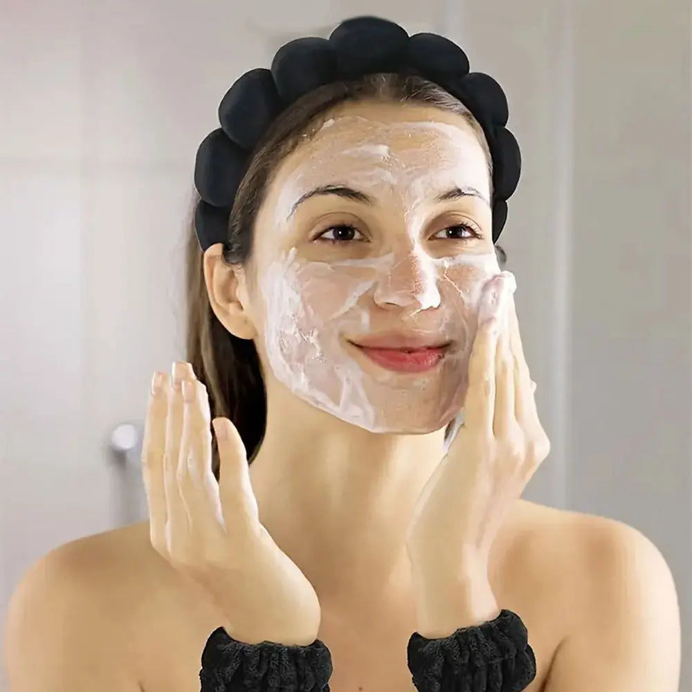 Spa Headband & Wristband Set