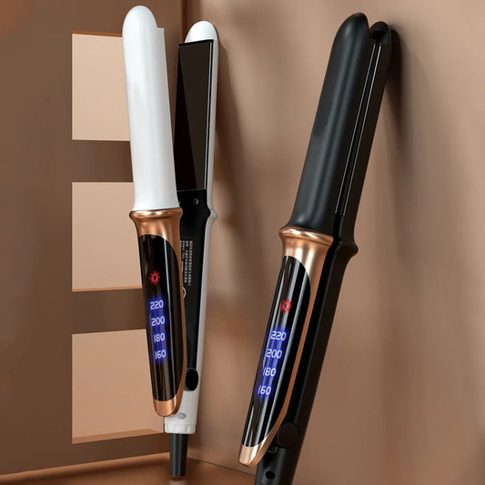 2-in-1 Hair Straightener & Curler – Wet/Dry Styling Tool