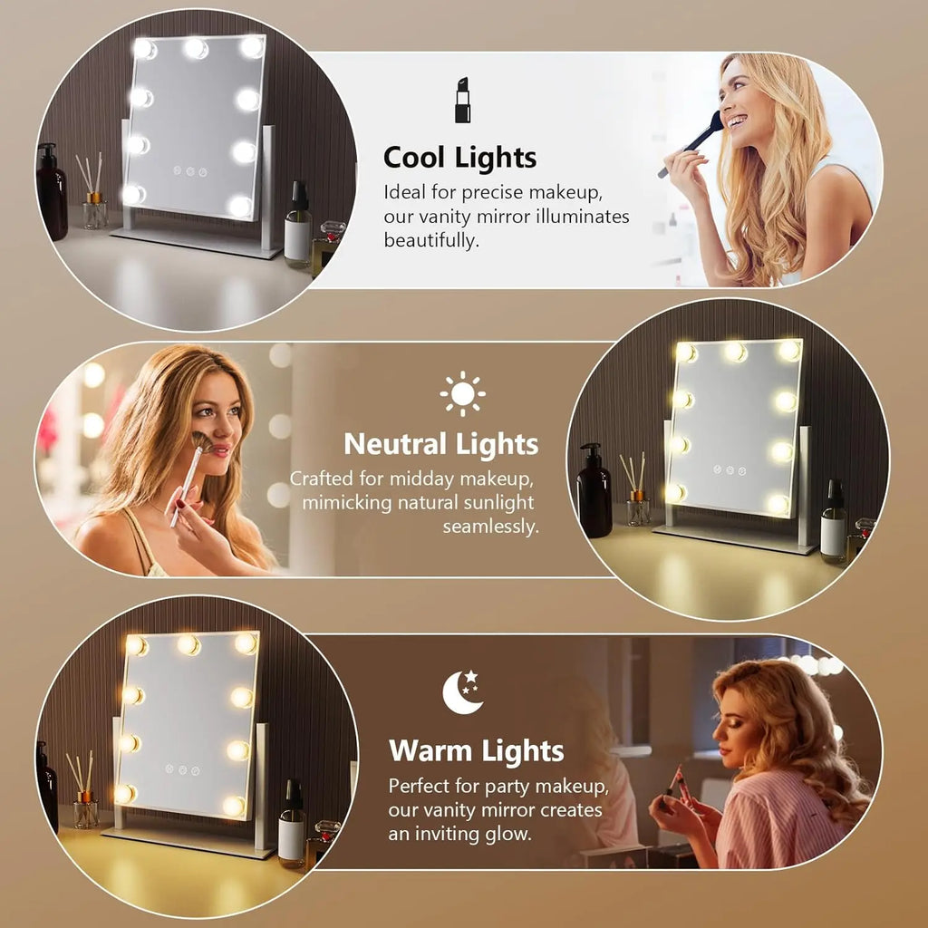 Hollywood LED Vanity Mirror with Touch Control