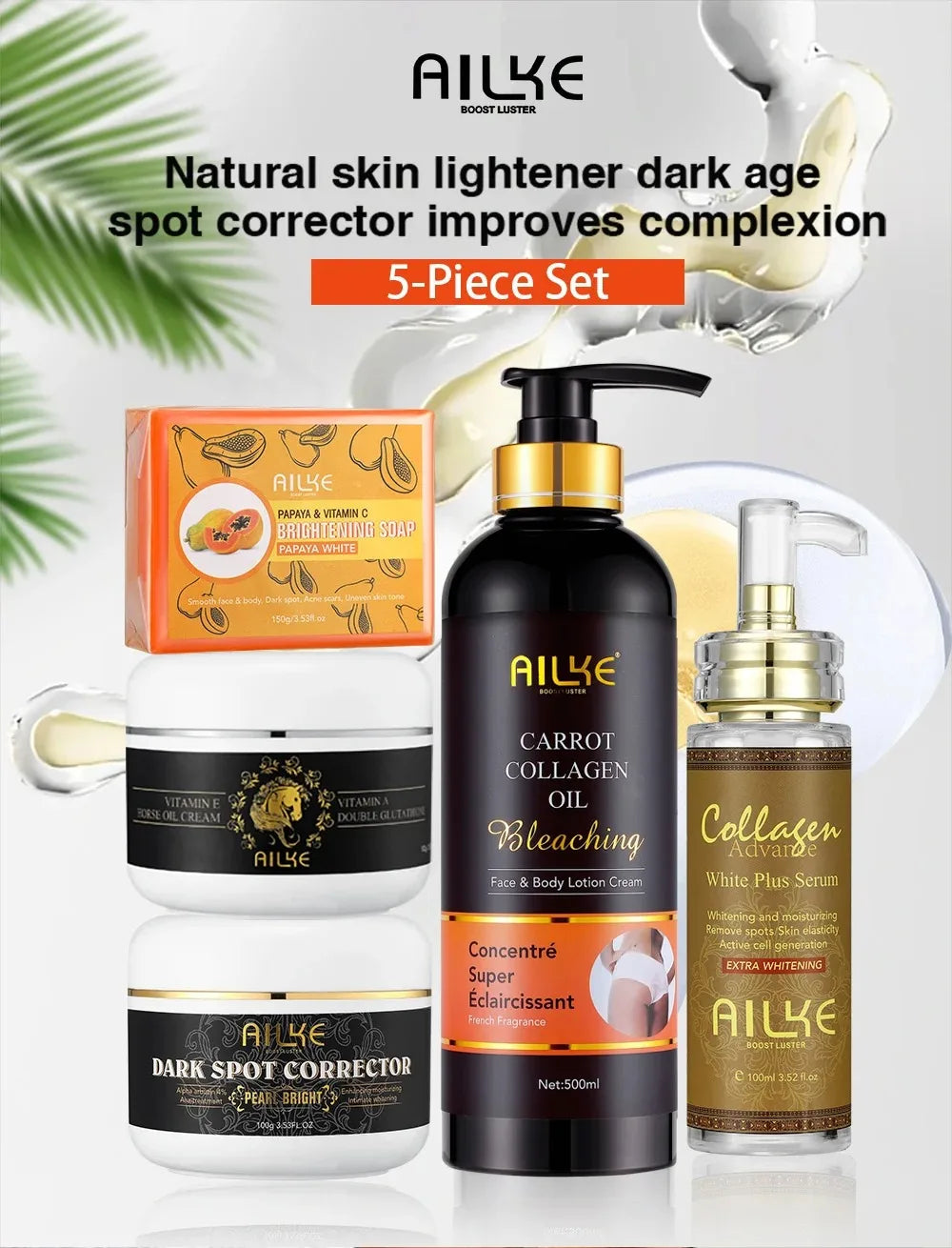 AILKE Bleaching Cream – Dark Spot Remover for Body & Face