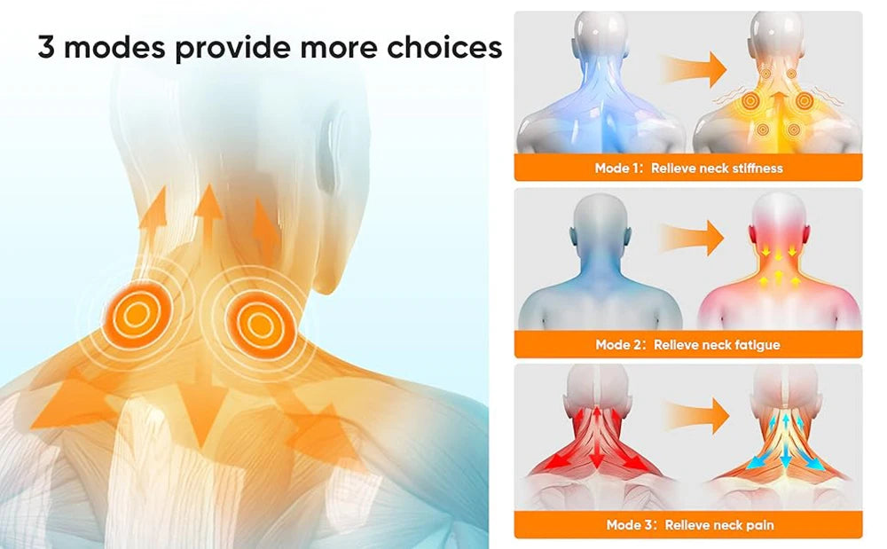 EMS Wireless Neck Massager with Remote Control - image 9