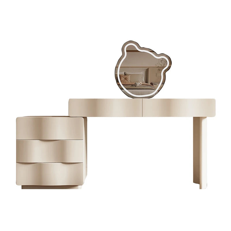 Trendy Beauty Vanity Dresser Modern Nordic Unique Elegant Makeup Table Luxury Simple Table Coiffeuse Maquillage Home Furniture