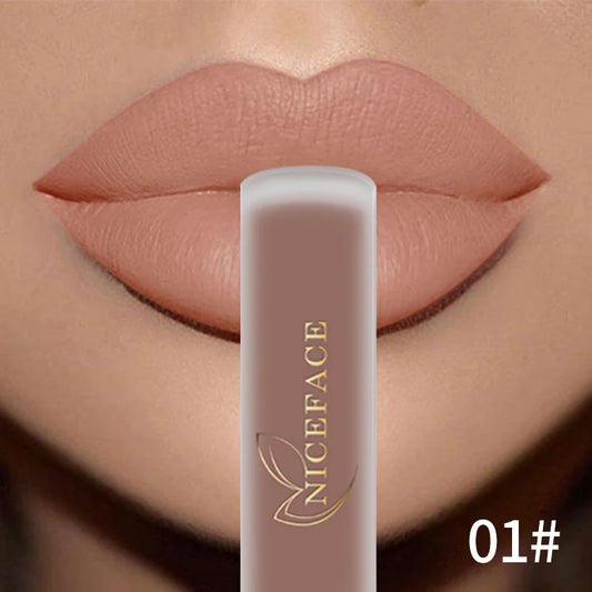 Niceface Lip Gloss – Waterproof Matte Liquid Lipstick