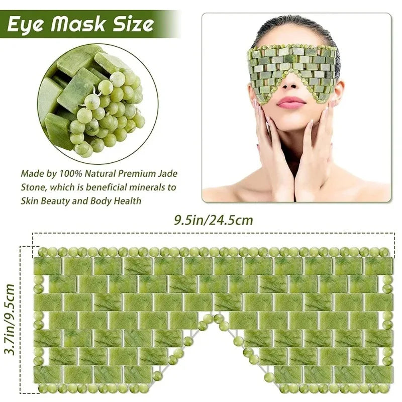 Natural Jade Facial Mask & Eye Cover