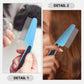 2-Piece Stainless Steel Fine Tooth Comb – Dandruff Remover
