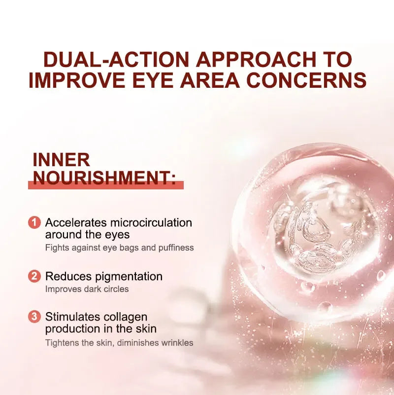 AUQUEST Eye Bags Dark Circles Eye Cream Under Eye Skin Care Caffeine Brightening Peptide Firming Eye Care Beauty Cream Products