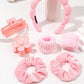 7PCS Skincare Headbands & Wristbands Set – Makeup & Face Wash