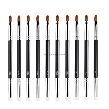 Eyebrow & Eyeliner Brush Set – Angled Makeup Tools