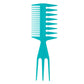 Wide Tooth Afro Pick Comb – Plastic Curly Hair Styling Tool