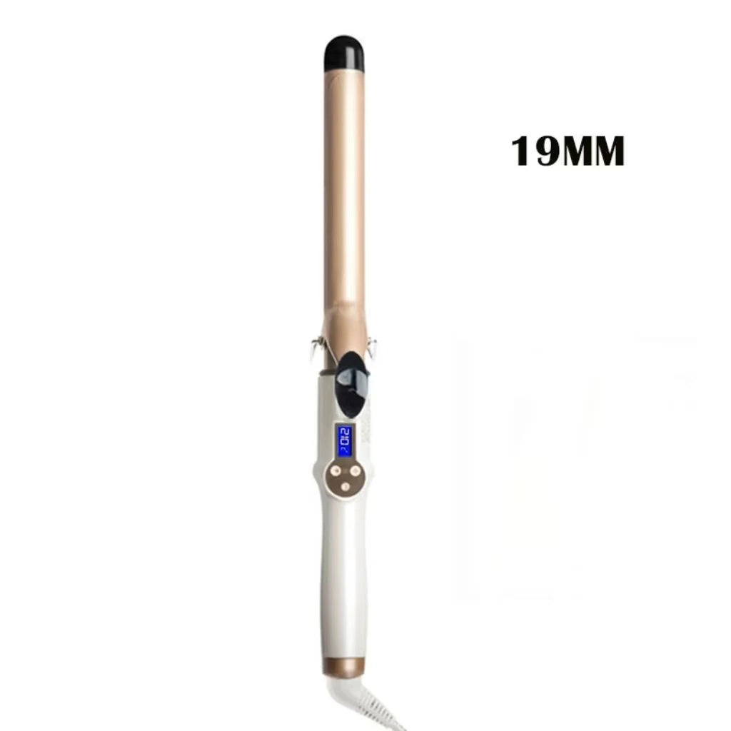 LCD Hair Curler Wand – Professional Curling Iron 9–38mm