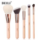 BEILI Pink Makeup Brush Set – Powder & Eyeshadow