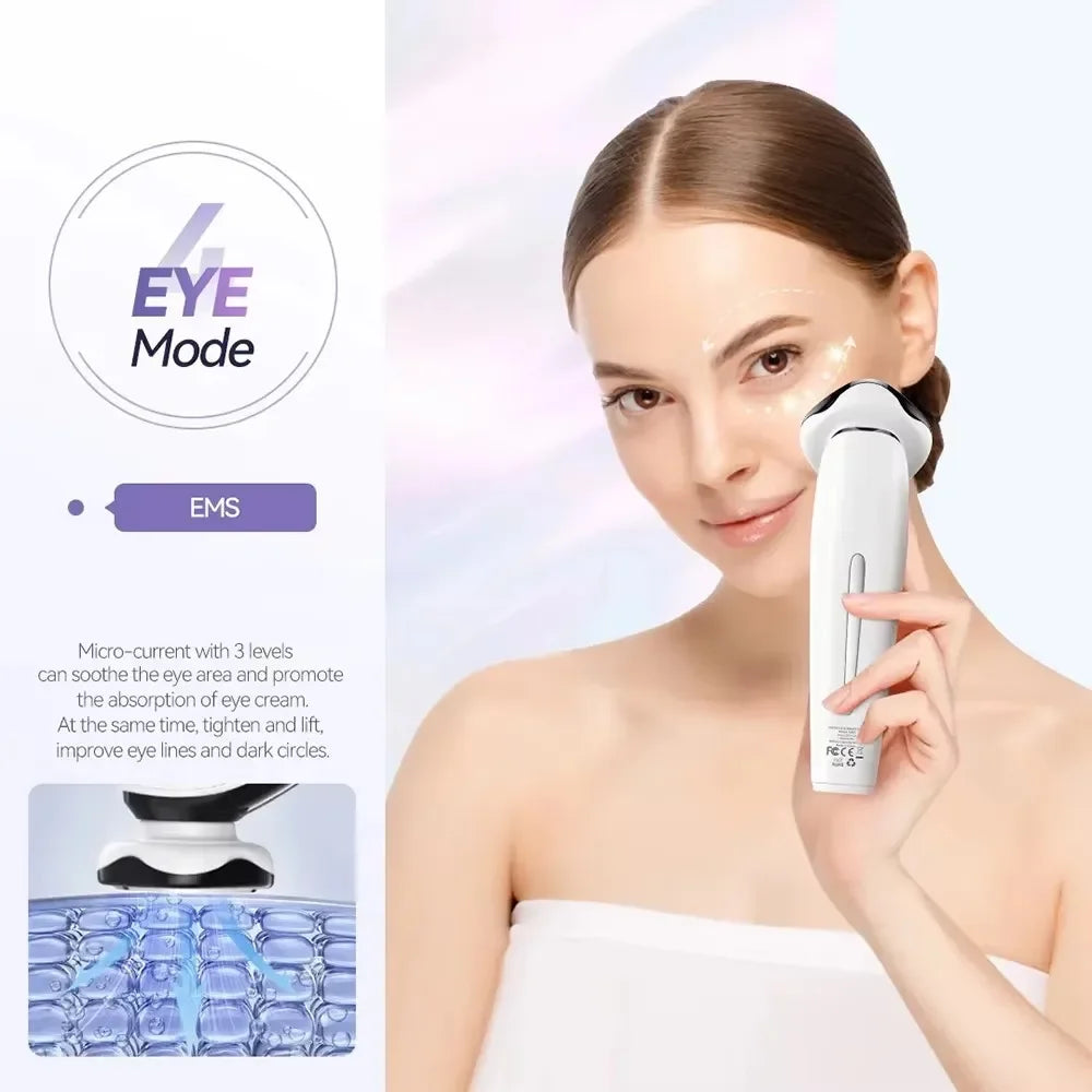 Microcurrent Facial Massager for Face Lifting Skin Tightening Anti Wrinkle Care