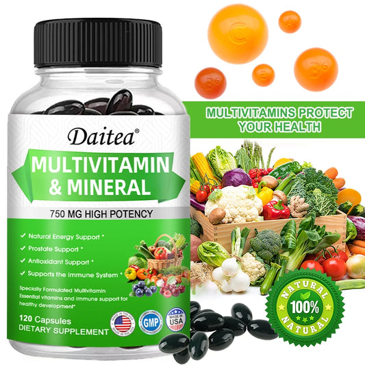Multivitamin Capsules – Energy, Prostate, Skin & Eye Health