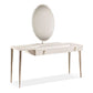 Makeup Vanity Glam Dressing Table with Led Mirror and Drawers Makeup Vanities