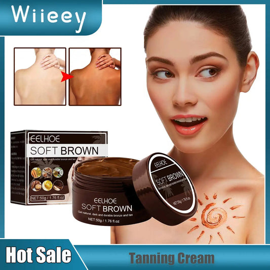 Self-Tanning Cream – Fast-Acting Face & Body Bronzer Lotion