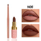 Velvet Matte Lip Liner Set – Waterproof Lipstick