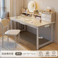 Simple Dressing Table Makeup Table with Storage Vanity Desk with Mirror and Led Lights Study Table Student Desk for Bedroom