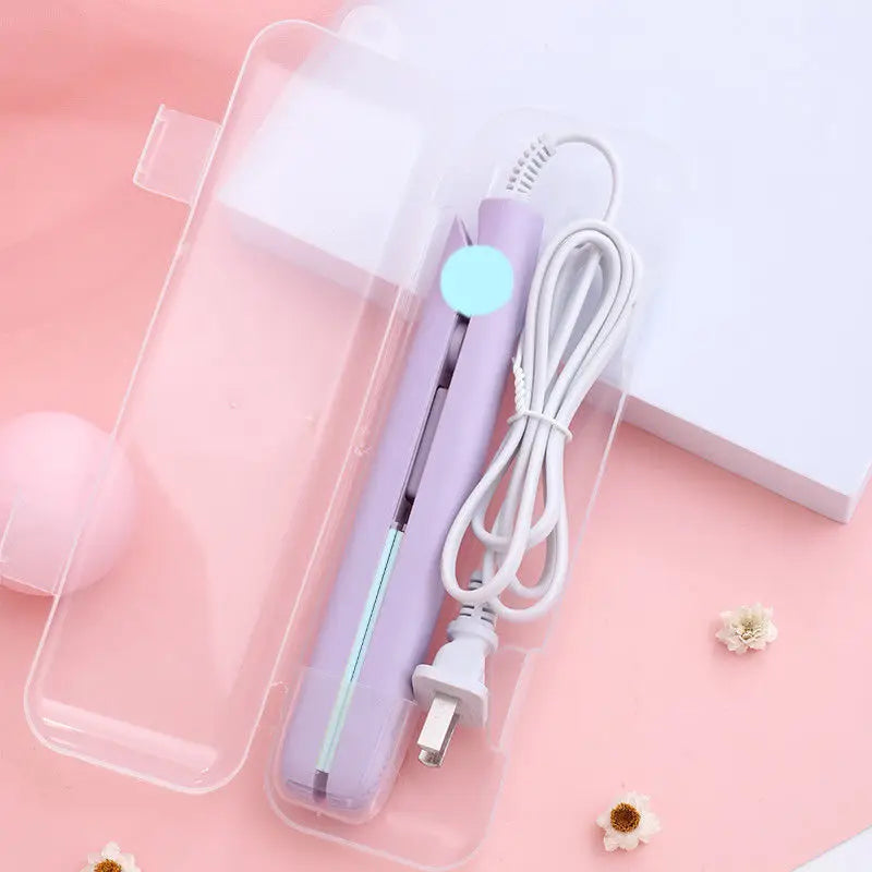 2-in-1 Hair Styler – Ceramic Straightener & Curling Comb