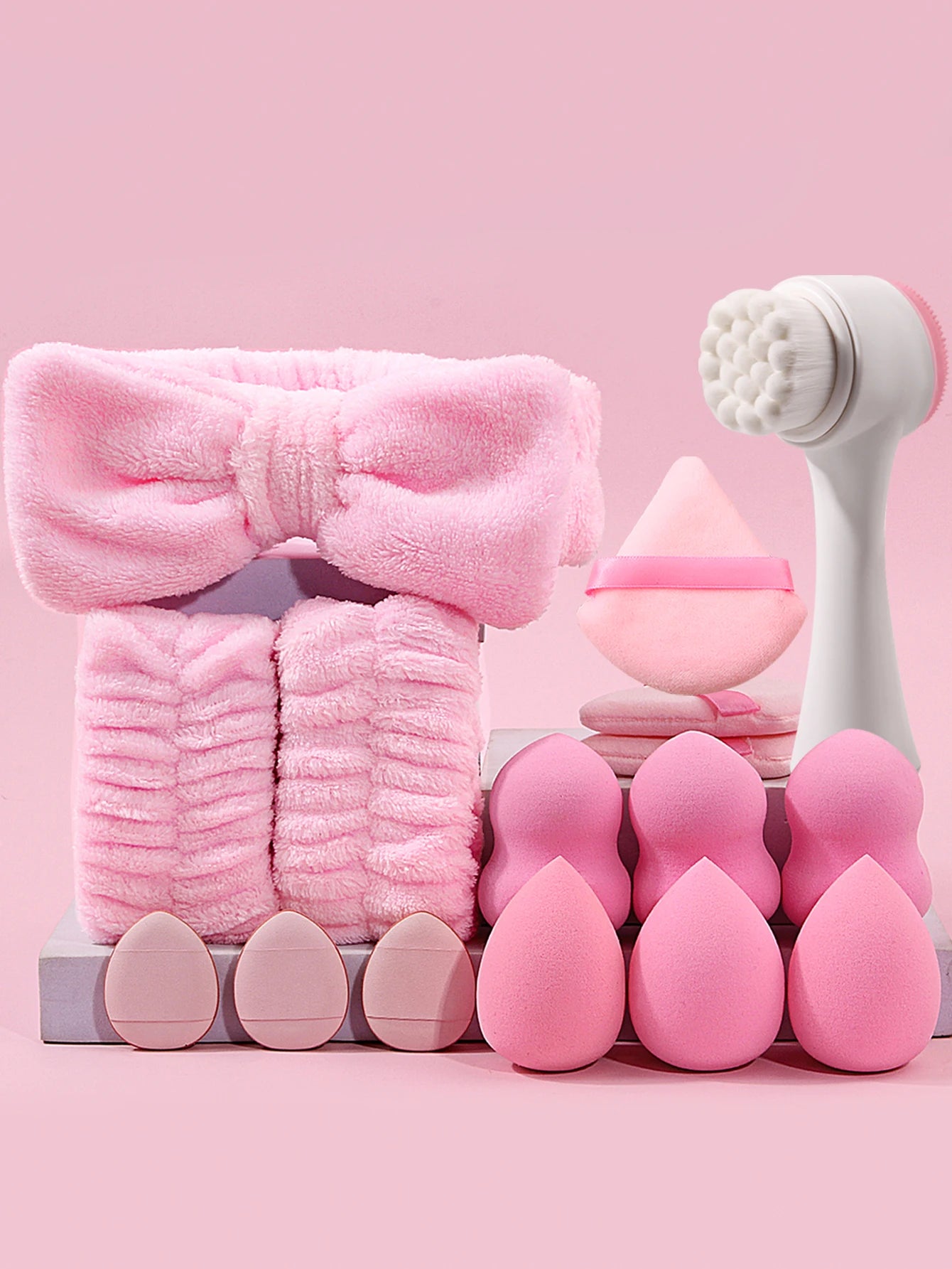 29pcs Makeup Brush & Sponge Tool Kit