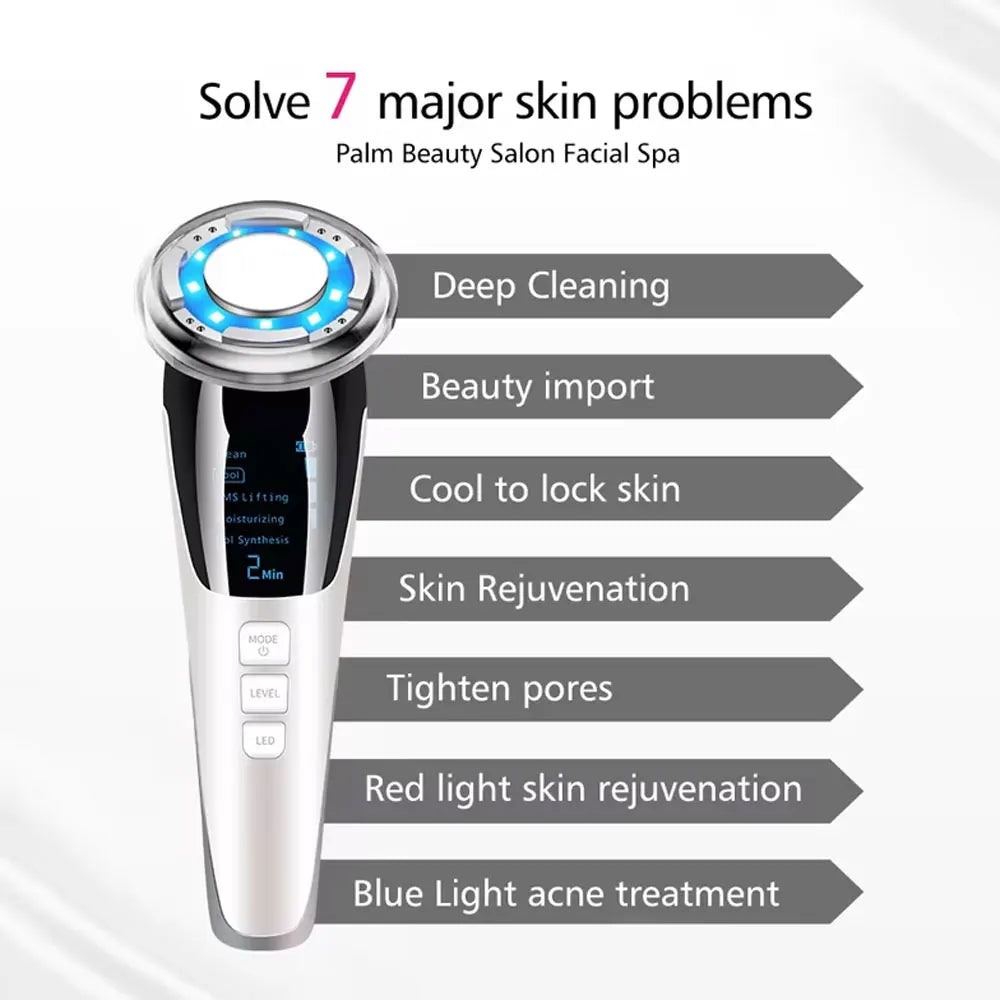 USB Powered Microcurrent Facial Massager For Face Lifting Skin Tightening