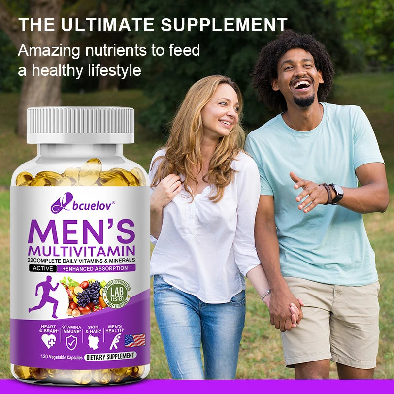 Men’s Daily Multivitamin – Energy, Digestion & Immunity (120 Ct)