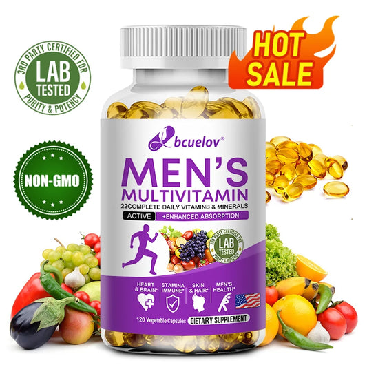 Men’s Daily Multivitamin – Energy, Digestion & Immunity (120 Ct)