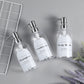 Clear Shampoo & Body Wash Dispenser Set – Stainless Pump
