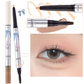 FLORTTE Double Head Silkworm Pen – Matte & Shimmer Shadow