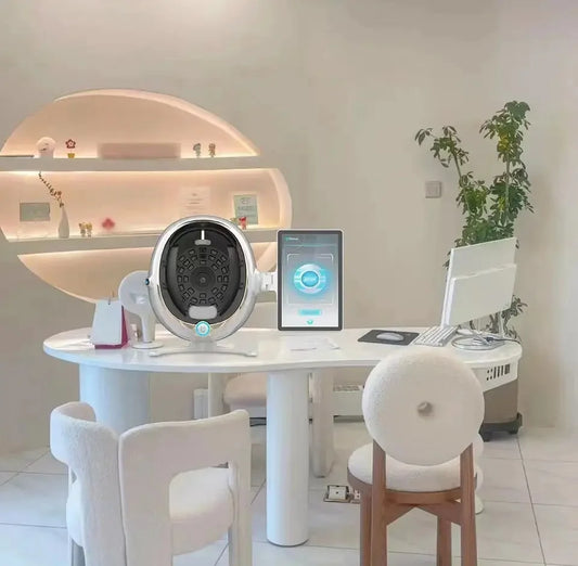 3D AI Facial Scanner – Skin Test & Health Analyzer Device