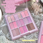 Chocolate Blush & Eyeshadow Palette – 9 Colors
