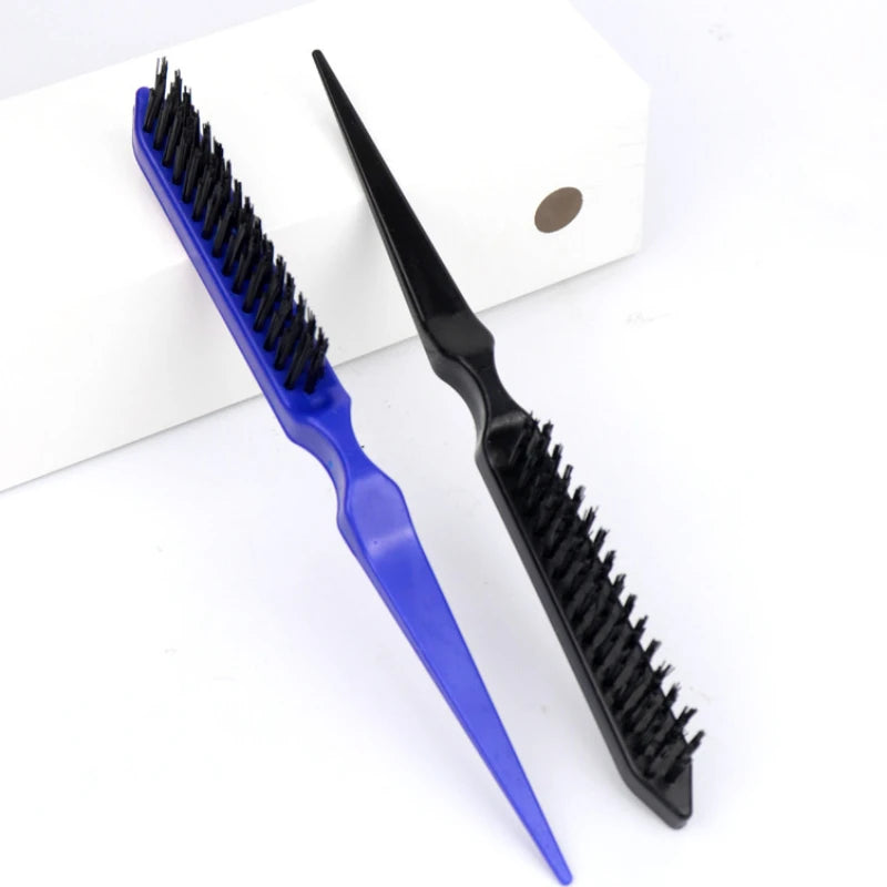 Salon Teasing Comb – Boar Bristle Backcombing Hairbrush